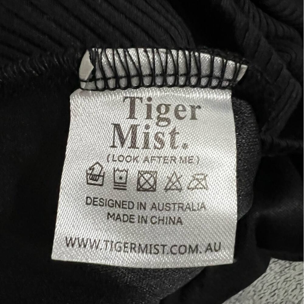 Tiger Mist Black Ribbed Cut-out Poppy Dress - Picture 13 of 14